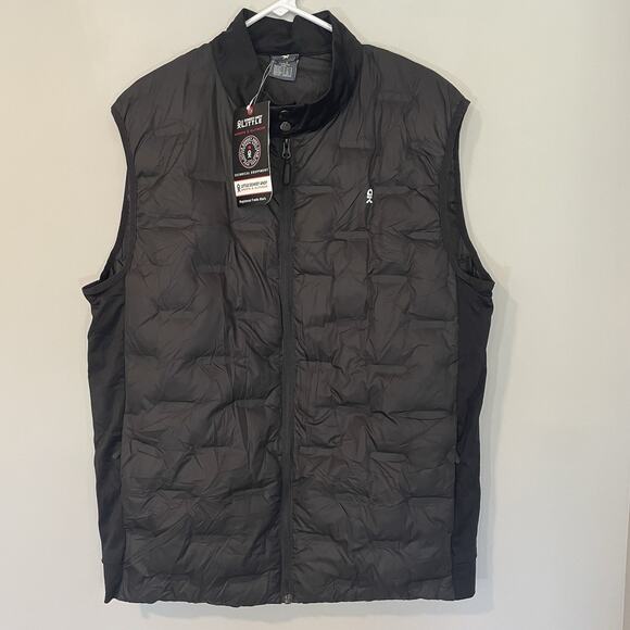 Little Donkey Andy Men's Large Black Ultra Light Puffer Vest Quilted Packable - Picture 1 of 8